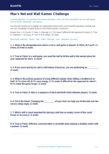 Free Net And Wall Games Quiz | Year 5 Greater Depth | BookFlik