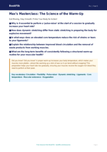 Free Warm Up Poster | Year 5 Greater Depth | BookFlik