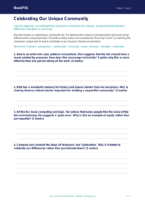 Free Diversity And Inclusion Activity Sheet | Year 5 Greater Depth | BookFlik