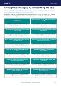Free Growing Up Flashcards | Year 5 Greater Depth | BookFlik