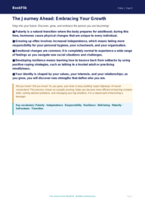 Free Growing Up Poster | Year 5 Greater Depth | BookFlik