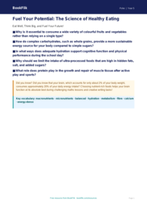 Free Healthy Eating Poster | Year 5 Greater Depth | BookFlik