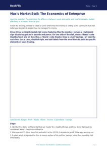 Free Money Drawing Sheet | Year 5 Greater Depth | BookFlik