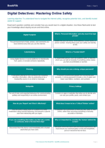 Free Online Safety Flashcards | Year 5 Greater Depth | BookFlik