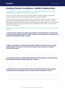 Free Relationships Worksheet | Year 5 Greater Depth | BookFlik