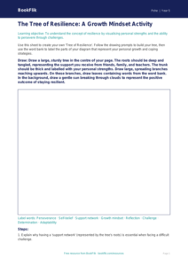 Free Resilience Drawing Sheet | Year 5 Greater Depth | BookFlik