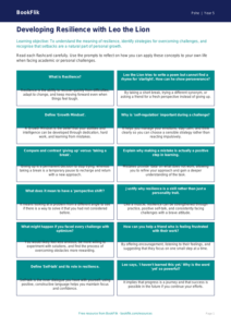 Free Resilience Flashcards | Year 5 Greater Depth | BookFlik