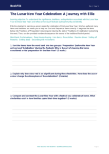 Free Chinese New Year Activity Sheet | Year 5 Greater Depth | BookFlik