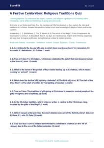 Free Christmas Quiz | Year 5 Greater Depth | BookFlik