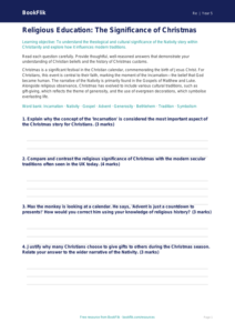 Free Christmas Worksheet | Year 5 Greater Depth | BookFlik