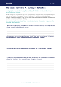 Free Easter Activity Sheet | Year 5 Greater Depth | BookFlik