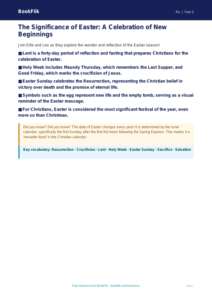 Free Easter Poster | Year 5 Greater Depth | BookFlik
