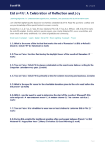 Free Eid Quiz | Year 5 Greater Depth | BookFlik
