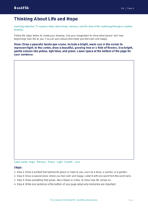 Free Life After Death Drawing Sheet | Year 4 Supported | BookFlik