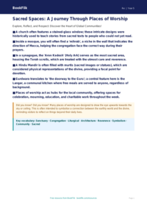 Free Places Of Worship Poster | Year 5 Greater Depth | BookFlik