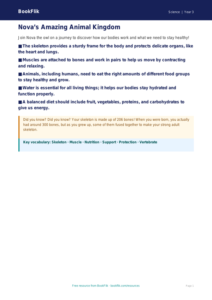 Free Animals Including Humans Poster | Year 3 Core | BookFlik
