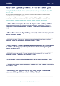 Free Animals Including Humans Quiz | Year 5 Greater Depth | BookFlik