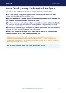 Free Earth And Space Poster | Year 5 Greater Depth | BookFlik