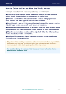Free Forces Poster | Year 6 Science Resource | BookFlik
