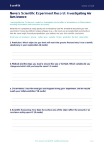 Free Forces Worksheet | Year 6 Science Resources | BookFlik