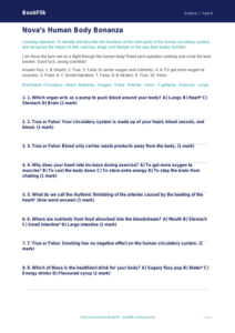 Free Human Body Quiz | Year 6 Core | BookFlik