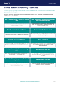 Free Plants Flashcards | Year 5 Greater Depth | BookFlik