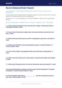 Free Plants Quiz | Year 6 Core | BookFlik