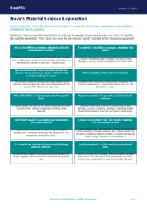 Free Properties Of Materials Flashcards | Year 5 Greater Depth | BookFlik
