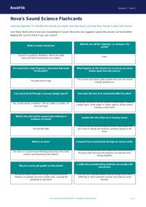 Free Sound Flashcards | Year 5 Greater Depth | BookFlik