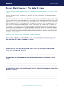 Free Space Comprehension | Year 5 Greater Depth | BookFlik