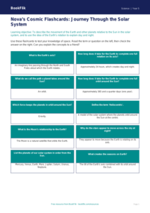Free Space Flashcards | Year 5 Greater Depth | BookFlik