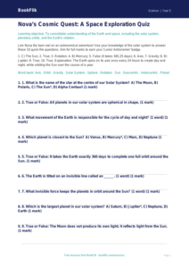 Free Space Quiz | Year 5 Greater Depth | BookFlik