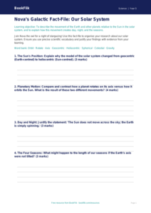 Free Space Template | Year 5 Greater Depth | BookFlik