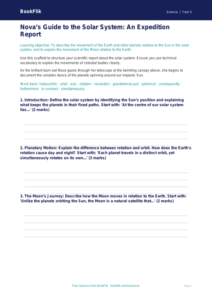 Free Space Writing Frame | Year 5 Greater Depth | BookFlik