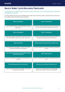 Free Water Cycle Flashcards | Year 6 Core | BookFlik