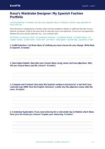 Free Clothes Template | Year 5 Greater Depth | BookFlik