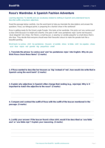 Free Clothes Track Sheet | Year 5 Greater Depth | BookFlik