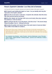 Free Days Of The Week Poster | Year 5 Greater Depth | BookFlik