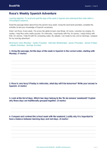 Free Days Of The Week Track Sheet | Year 5 Greater Depth | BookFlik