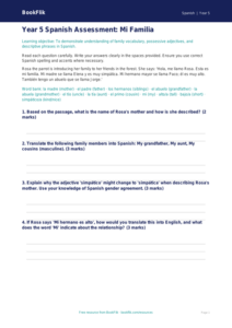 Free Family Assessment | Year 5 Greater Depth | BookFlik