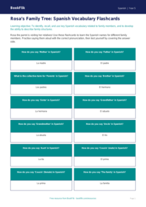 Free Family Flashcards | Year 5 Greater Depth | BookFlik