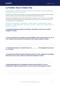 Free Family Worksheet | Year 5 Greater Depth | BookFlik