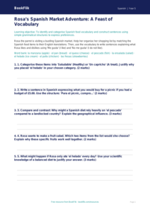Free Food Activity Sheet | Year 5 Greater Depth | BookFlik