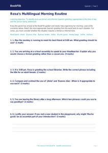 Free Greetings Activity Sheet | Year 5 Greater Depth | BookFlik