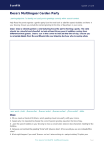 Free Greetings Drawing Sheet | Year 5 Greater Depth | BookFlik
