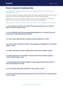 Free Greetings Quiz | Year 5 Greater Depth | BookFlik