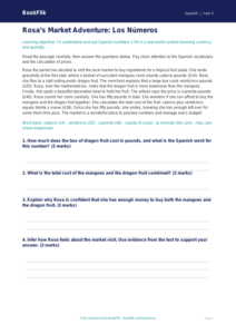 Free Numbers Comprehension | Year 5 Greater Depth | BookFlik
