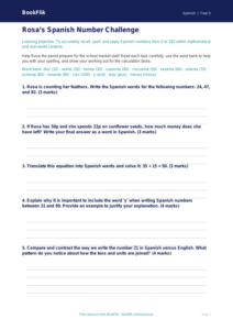 Free Numbers Worksheet | Year 5 Greater Depth | BookFlik