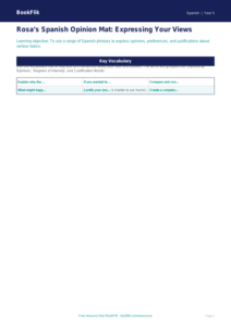 Free Opinion Phrases Word Mat | Year 5 Greater Depth | BookFlik