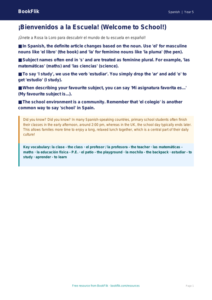 Free School Poster | Year 5 Greater Depth | BookFlik